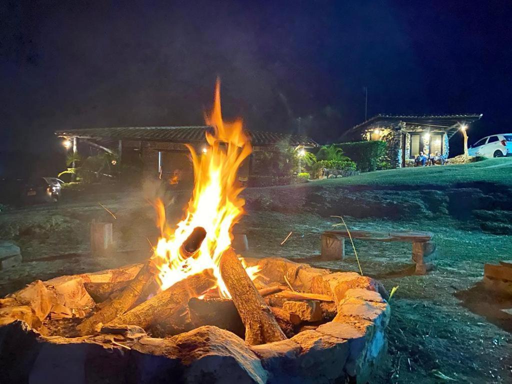 Cabanas Y Hostal Bonanza Mesa De Los Santos Los Santos  Εξωτερικό φωτογραφία